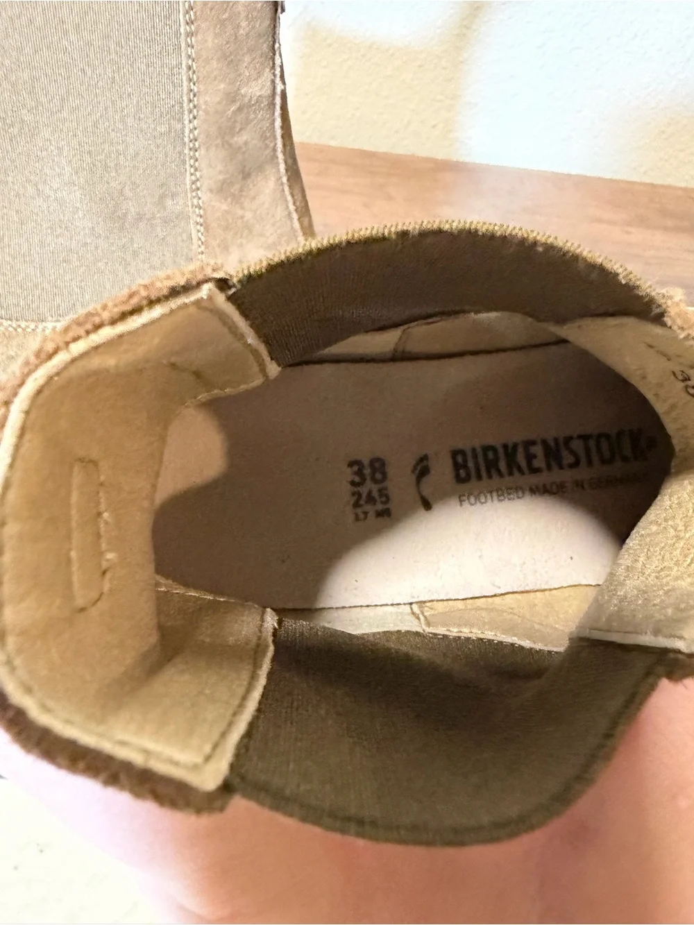 Birkenstock Women's Suede Chelsea Booties in Brown
